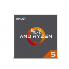 AMD 锐龙 5 2600X 处理器 6核12线程 AM4 接口 3.6GHz 盒装CPU处理器