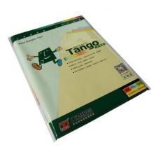 天章 (TANGO) 新绿天章A4 浅黄色彩色复印纸 80g 100张/包 单包装