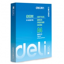 得力（deli） 7404 A3 莱茵河复印纸 70g 500张/包 单包装