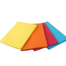 得力（deli） 7393A4 深蓝色彩色复印纸 80g 100张/包 单包装