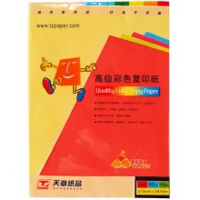 天章 (TANGO) 金彩天章A4 大红色彩色复印纸 80g 100张/包 单包装