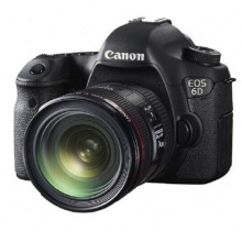 佳能（Canon）EOS 6D 全画幅数码单反相机 24-70mmf4L IS镜头套装 送相机包