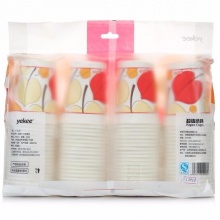 宜洁 一次性杯子纸杯80只装250ML9926