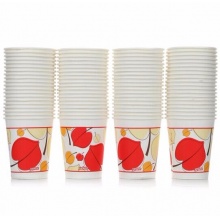 宜洁 一次性杯子纸杯80只装250ML9926