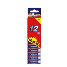 双鹿 5号电池五号碳性电池5号AA电池12粒装