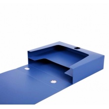 得力（deli）5617 A4两层收纳-75mm两层塑料档案盒/桌面文件盒/单据发票收纳资料盒办公用品