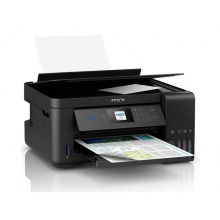 爱普生（EPSON） 商务墨仓式 彩色无线多功能一体机（打印 复印扫描 wifi） L4168(自动双面L485升级版）