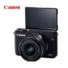 佳能（Canon）EOS M10微单相机 佳能M10微单套机 微型可换镜头数码相机 黑色M10（15-45）镜头套机)