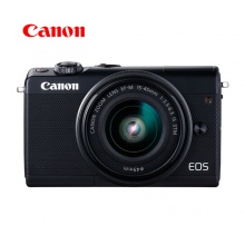 佳能微单（Canon）EOS M100 （15-45镜头黑色套机）（2420万像素 触控翻转LCD 全像素双核对焦