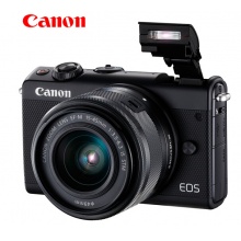 佳能微单（Canon）EOS M100 （15-45镜头黑色套机）（2420万像素 触控翻转LCD 全像素双核对焦