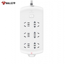 公牛（BULL）新国标插座/插线板/插排/排插/接线板/拖线板  6位总控全长3米