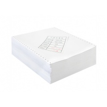 得力(deli)珊瑚海一联二等分电脑打印纸 白色针式打印纸S241-1-1/2 80列