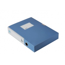 得力 5683 档案盒 55mm 蓝 (12个/箱)（计价单位：个）