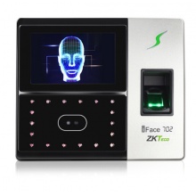 中控智慧(ZKTeco) iFace702 人脸指纹考勤机 高速识别打卡机 触屏操控门禁一体机