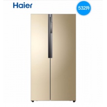 Haier/海尔对开门两门双门多门三门十字对开门多门法式四门冰箱超薄风冷干湿分储家用电冰箱 532升 对开门双门冰箱BCD-532WDPT