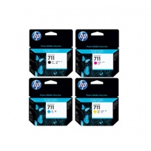 HP T120 T520绘图仪原装墨盒彩色一套（四色套装）