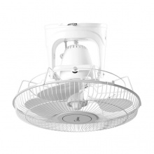 美的电风扇吸顶扇家用宿舍摇头吊扇工业风扇机械式楼顶扇FD40-11A