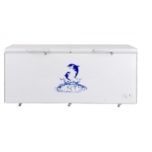 澳柯玛（AUCMA）560升大容量冷柜 商用冰柜单温冷藏冷冻双门卧式大冷柜BC/BD-560