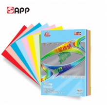 旗舰 彩色复印纸 DIY手工折纸/彩纸 80g A4 浅蓝100张/包