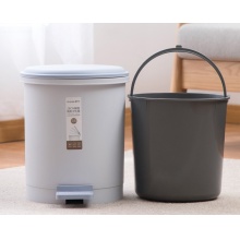 (山华电子)12L脚踩垃圾桶