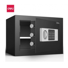 得力(deli)保险柜 高25cm小型入墙入柜保险箱
