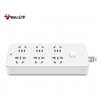 公牛插排 6位5米