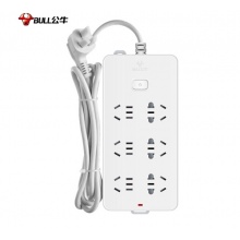 公牛插排 6位5米